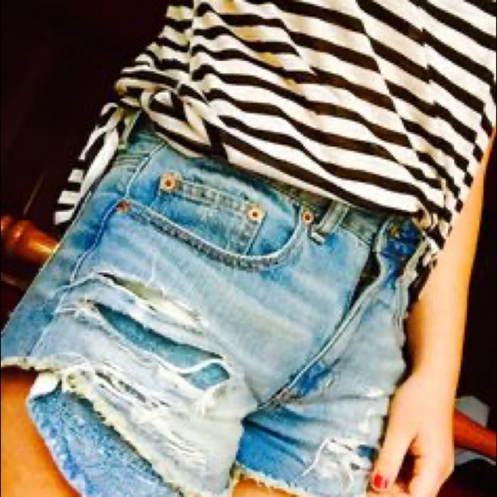 AMERICAN EAGLE SHORTS Sz2 HIGH-RISE FESTIVAL - Picture 13 of 13